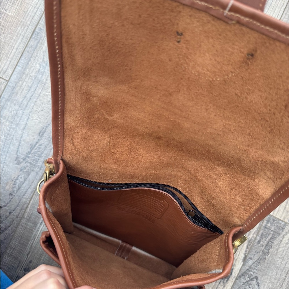 Coach vintage crossbody saddle leather bag - Picture 9 of 16